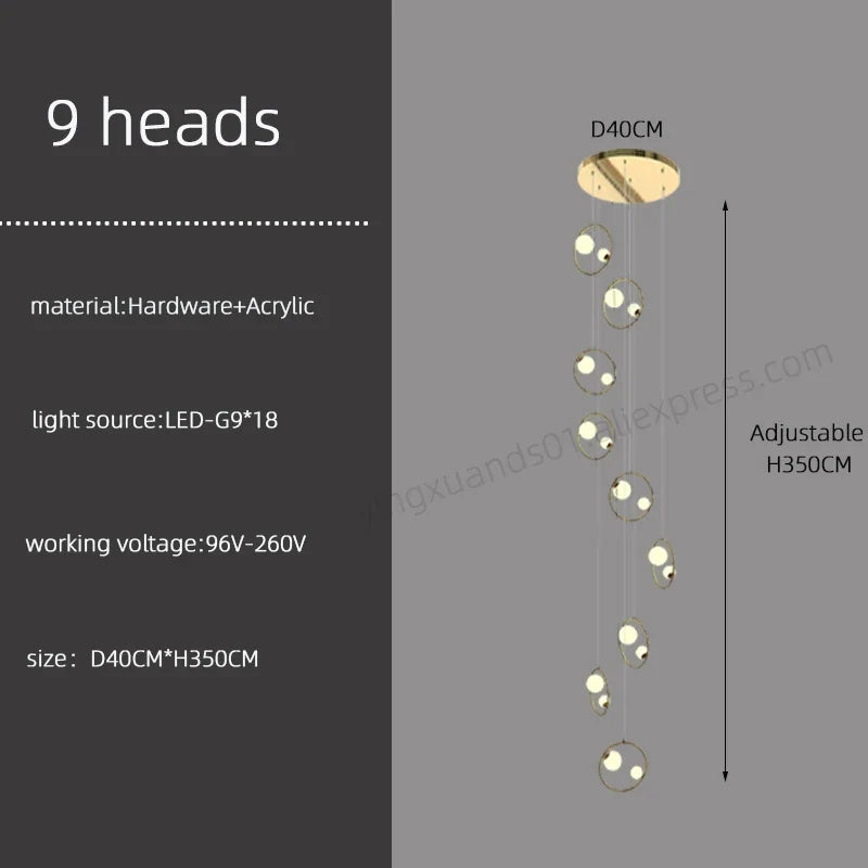 lustre moderne design pour un intérieur loft élégant