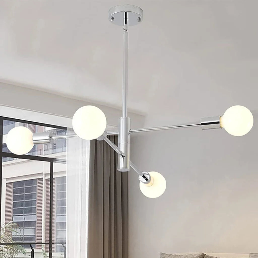 lustre moderne spoutnik lampe suspendue satellite 2/4/8 têtes décoration