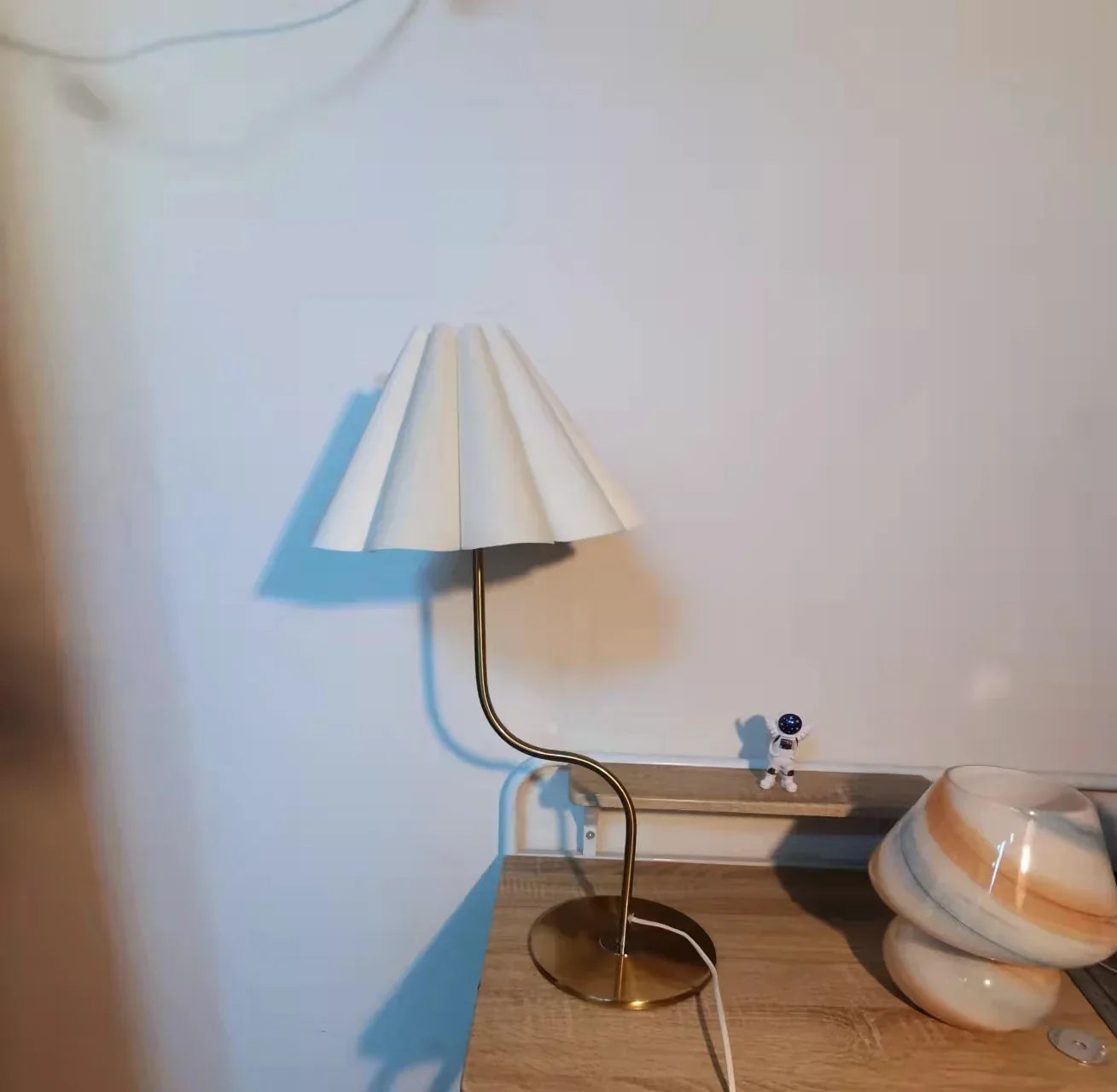 lampe à poser rétro en forme de parapluie décoratif pivotant
