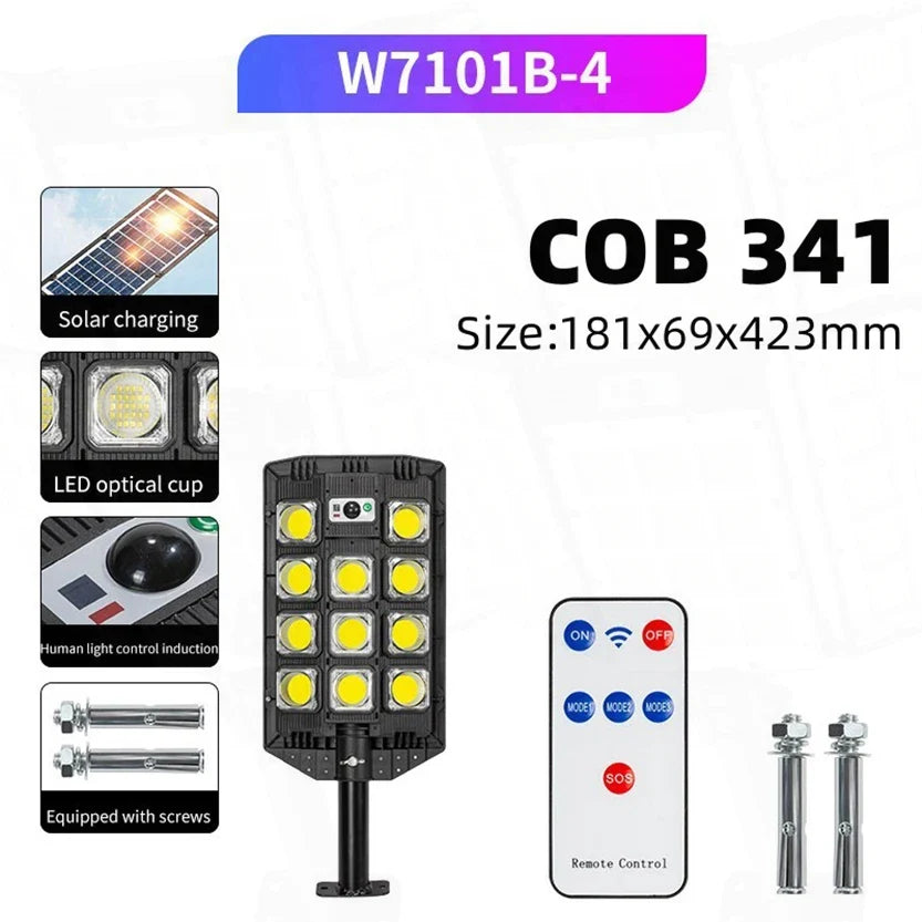 20000W Split Solar Street Light Outdoor Aluminum Solar Street Light Garden Sunlight House Remote Control Waterproof Wall Lamp