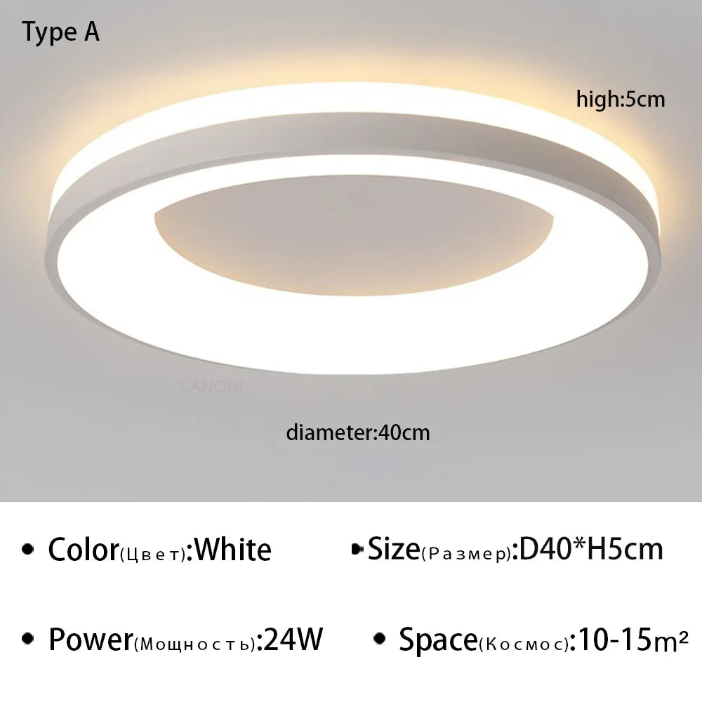 plafonnier led moderne pour une décoration élégante et lumineuse