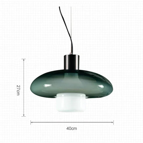 Italy Designer Glass Pendant Lamp Modern Ceiling Suspension Chandelier Hanging Light for Kitchen Island Dining Room
