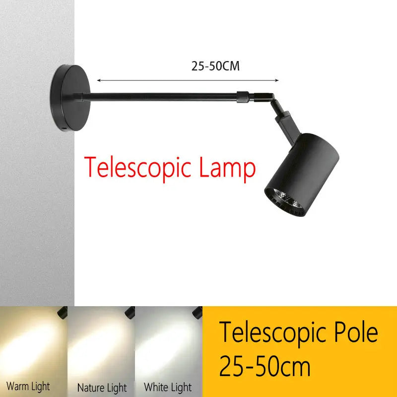applique murale télescopiques led modernes long bras
