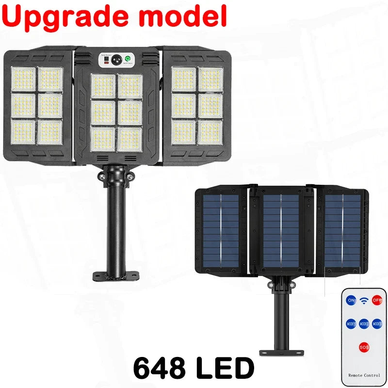 20000W Split Solar Street Light Outdoor Aluminum Solar Street Light Garden Sunlight House Remote Control Waterproof Wall Lamp