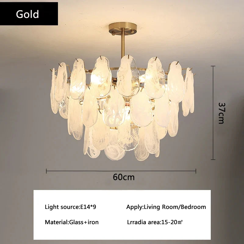 suspension rétro en verre moderne pour décoration intérieure 2024