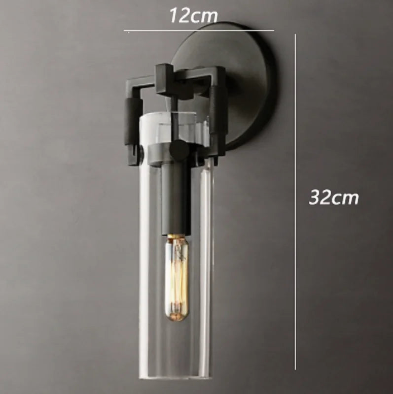 suspension industrielle en verre pour décoration intérieure