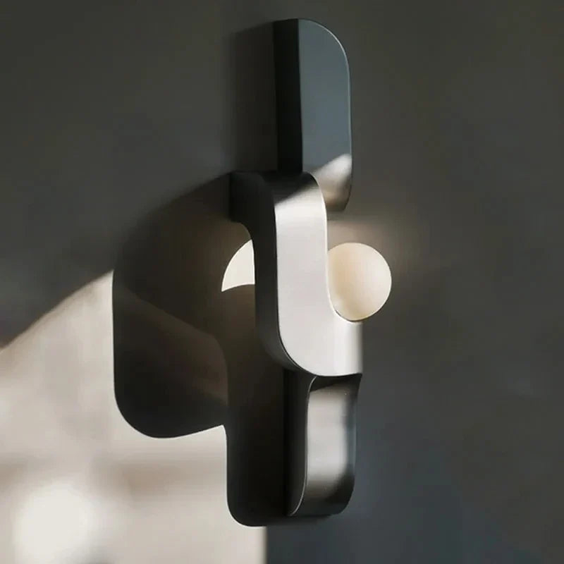 applique murale géométrique minimaliste moderne pour fond de tv