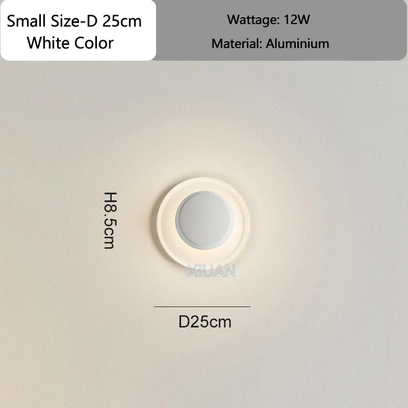 Designer Lamp Modern Round Ceiling Lamps Bedroom Ceiling Light White Red Green Living Room Atmosphere Wall Lights AC 220V 40cm