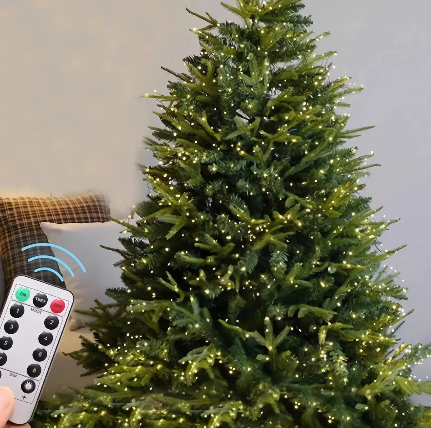 guirlande lumineuse 1600 led pour décoration extérieure et événements festifs