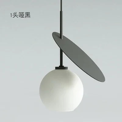 suspension moderne en verre pour décoration intérieure créative