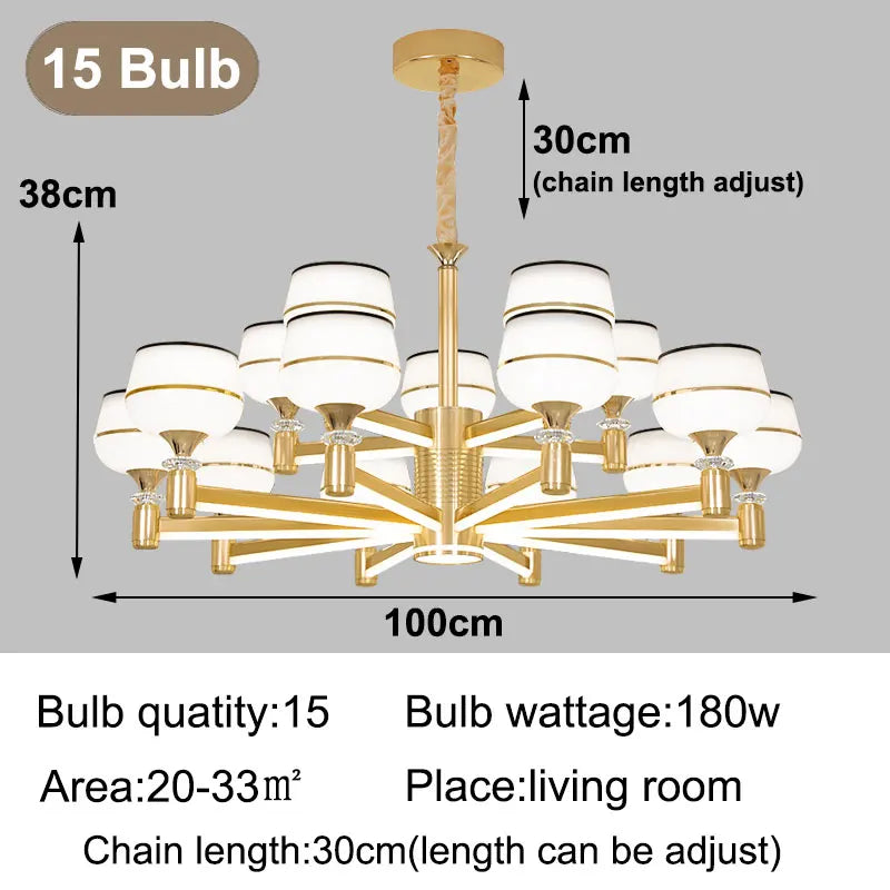 lustre moderne led design nordique pour intérieur élégant