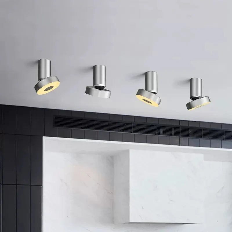 plafonnier moderne à leds pour diverses pièces projecteurs lumineux