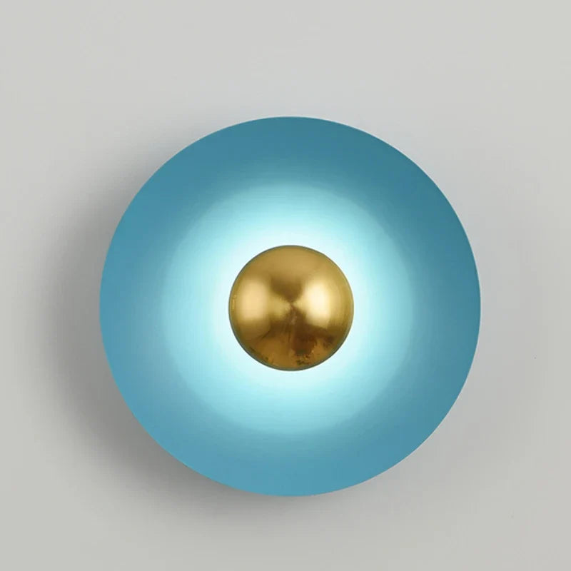 applique murale led en fer au design minimaliste moderne
