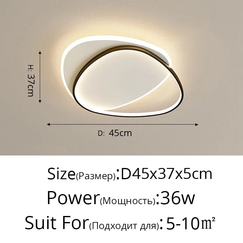 Modern LED Ceiling Lights Surface Mounting Lamp for Living Dining Room