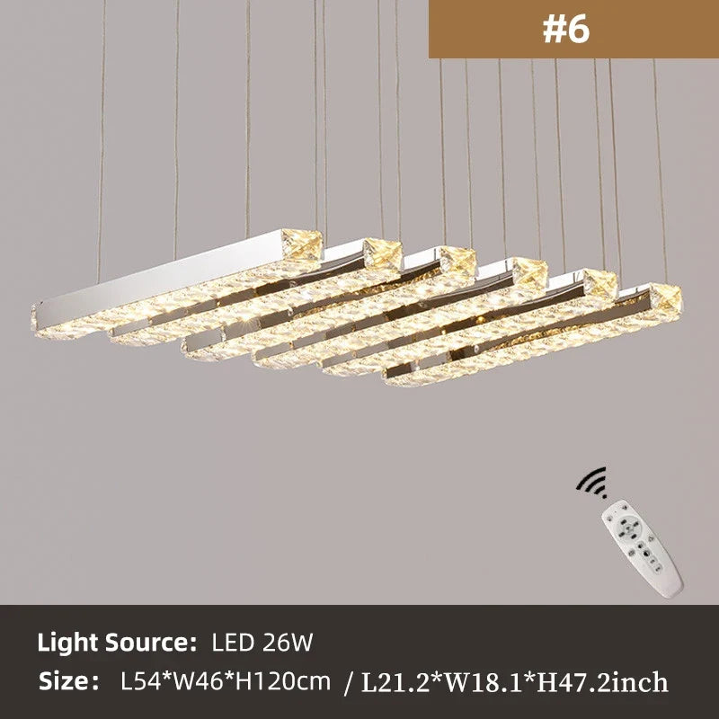 Modern Luxury Creative Led Crystal Chandelier Dining Room, Living Room, Kitchen Table, Meeting Room, Bedroom Lighting Chandelier