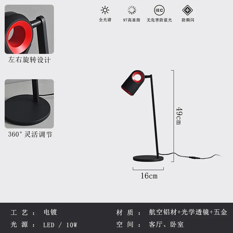 lampadaire moderne minimaliste italien lampe ambiance réglable pour intérieur