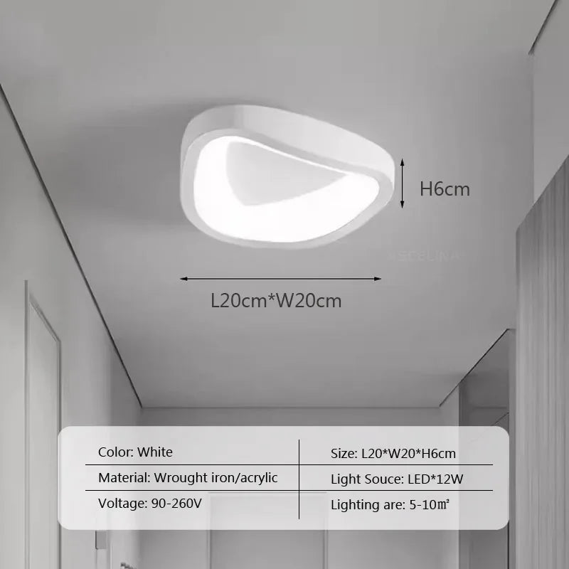 Plafonnier LED nordique pour salon