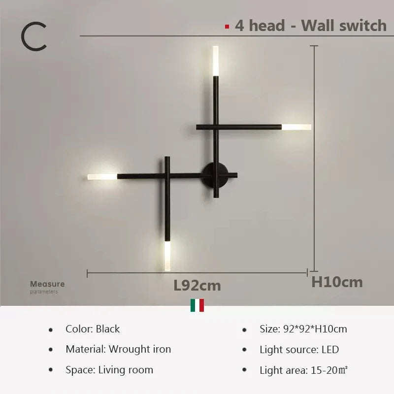 applique murale led moderne pour décoration intérieure élégante