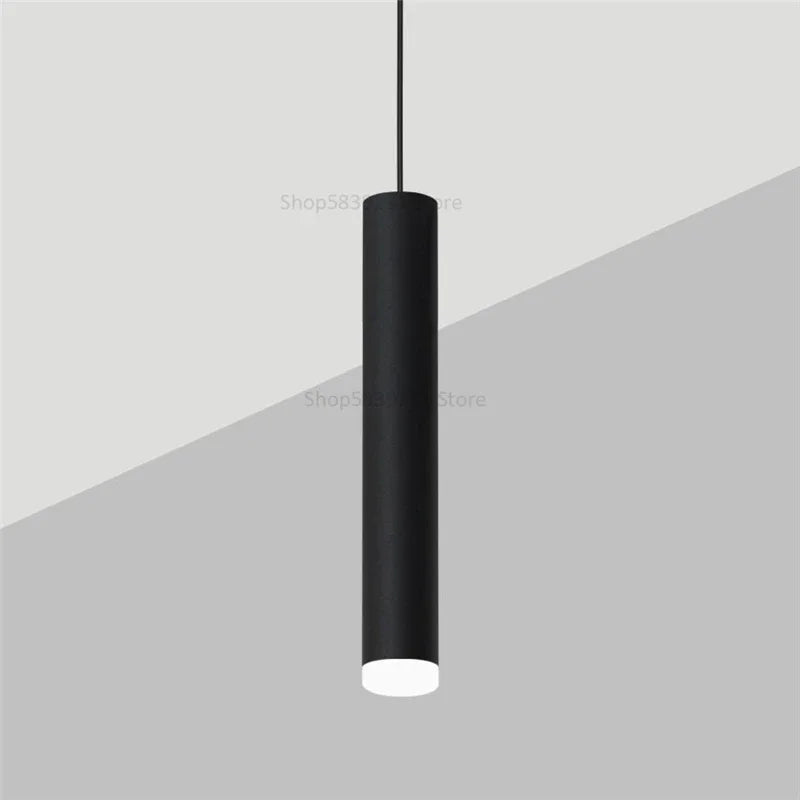 suspension moderne cylindrique pour décoration intérieure nordique