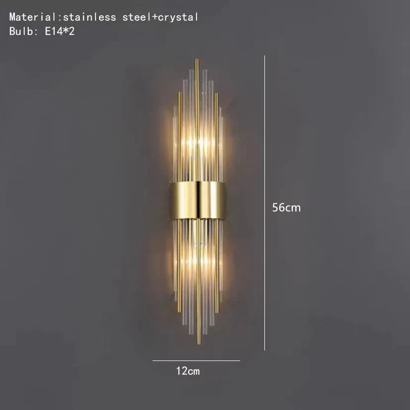applique murale moderne en verre pour arrière-plan de télévision