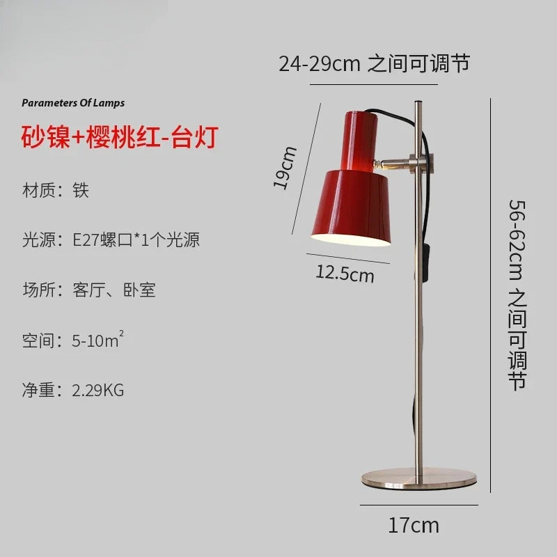 lampe de bureau réglable design rétro moderne led