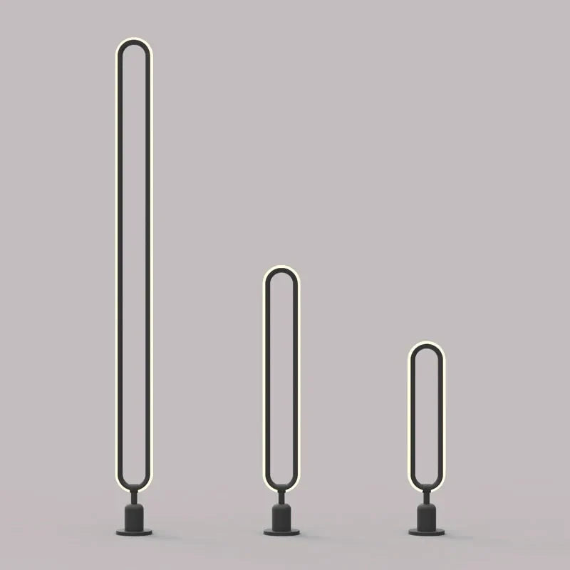 lampe LED extérieure ronde minimaliste pour jardin et allée