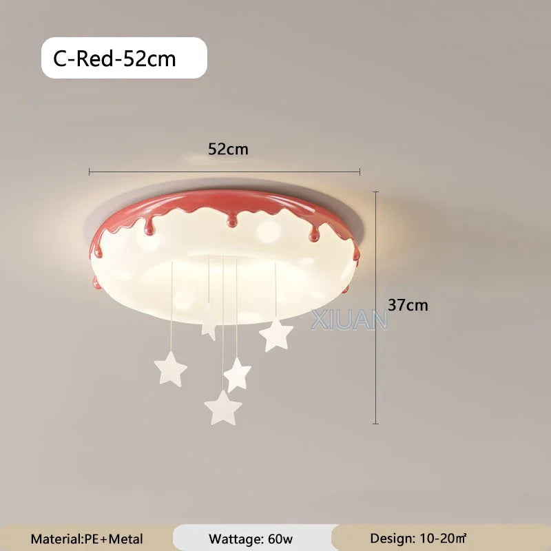 lustre donuts lampe ronde à bulles pour enfants protection des yeux