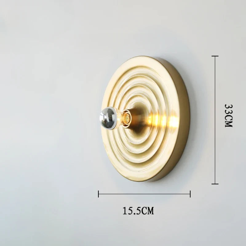 applique murale led bauhaus ufo art galvanoplastie décoration