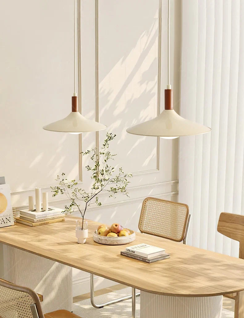 suspension led design moderne avec protection oculaire en fer et acrylique