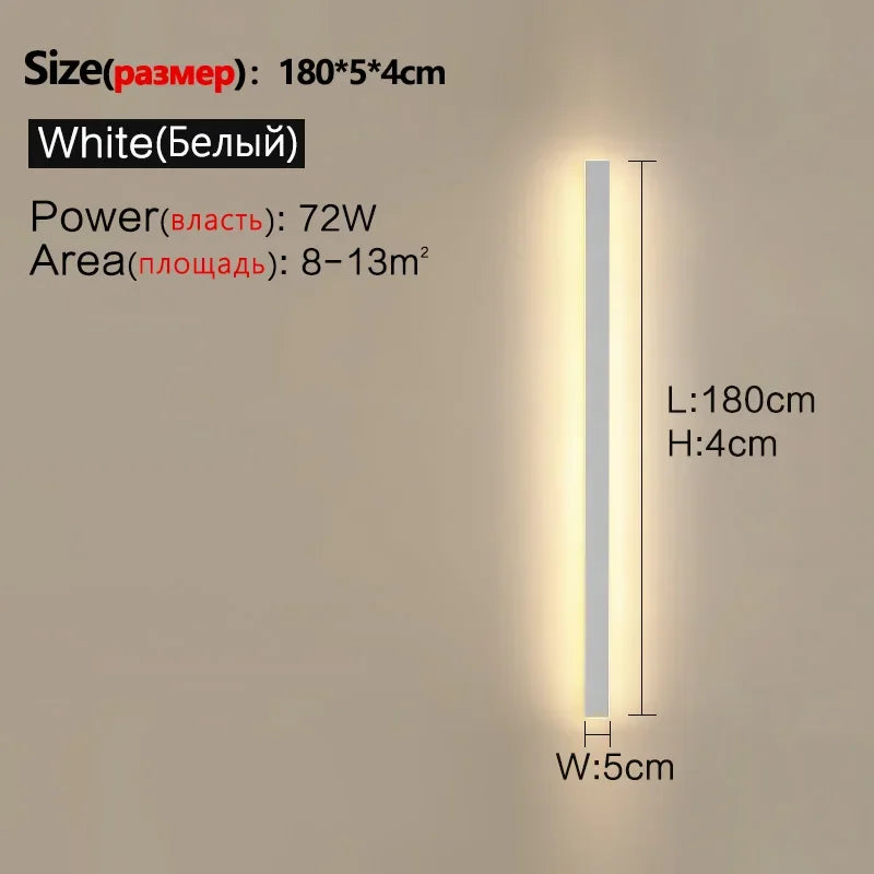 applique murale extérieure à led étanche pour éclairage décoratif