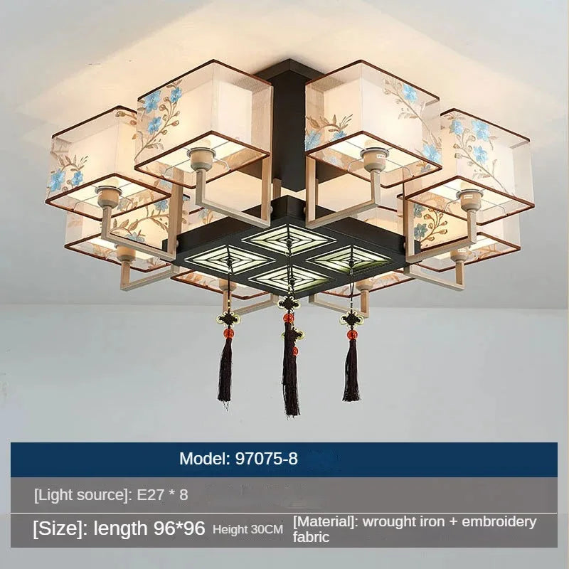 lustre chinois suspendu style moderne pour une ambiance simple