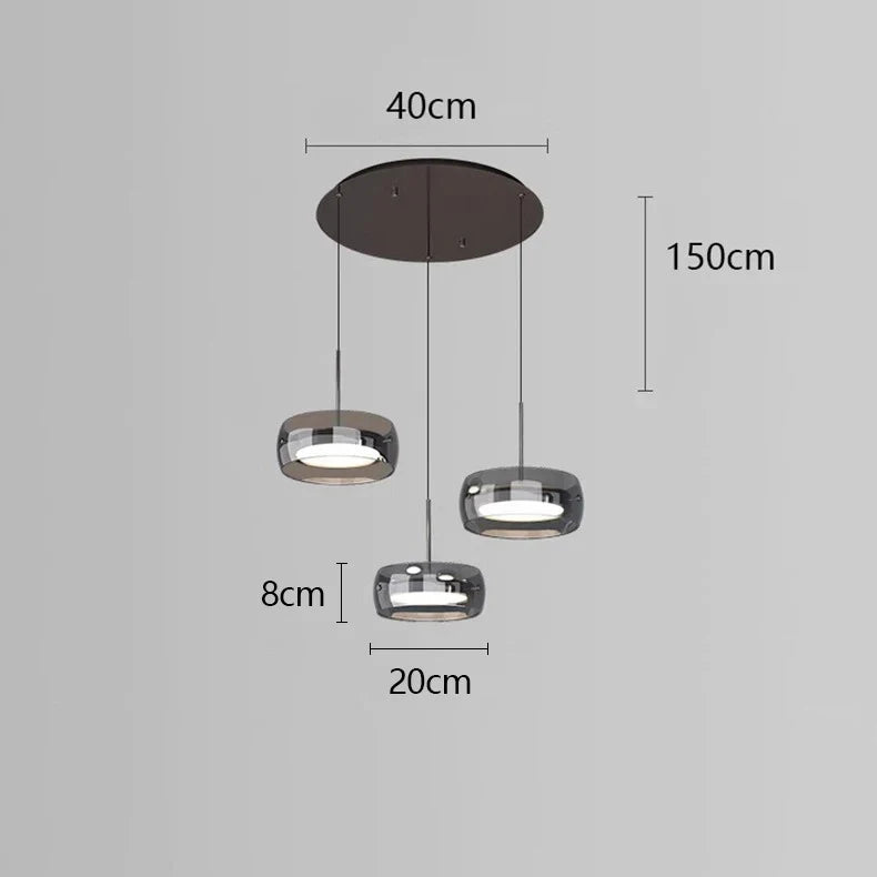 suspension luminaire design pour éclairage intérieur moderne