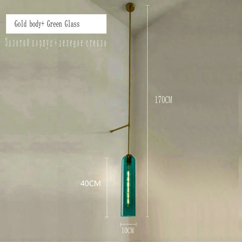 Applique en verre fumée gris ambre blanc vert