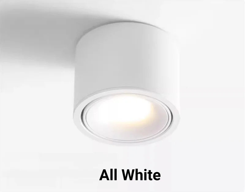 plafonnier led rond monté en surface à intensité variable