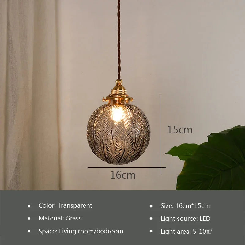 lustre en verre nordique pour intérieur élégant et moderne