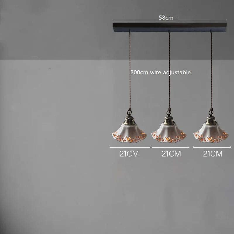 suspension led moderne en céramique pour intérieur maison