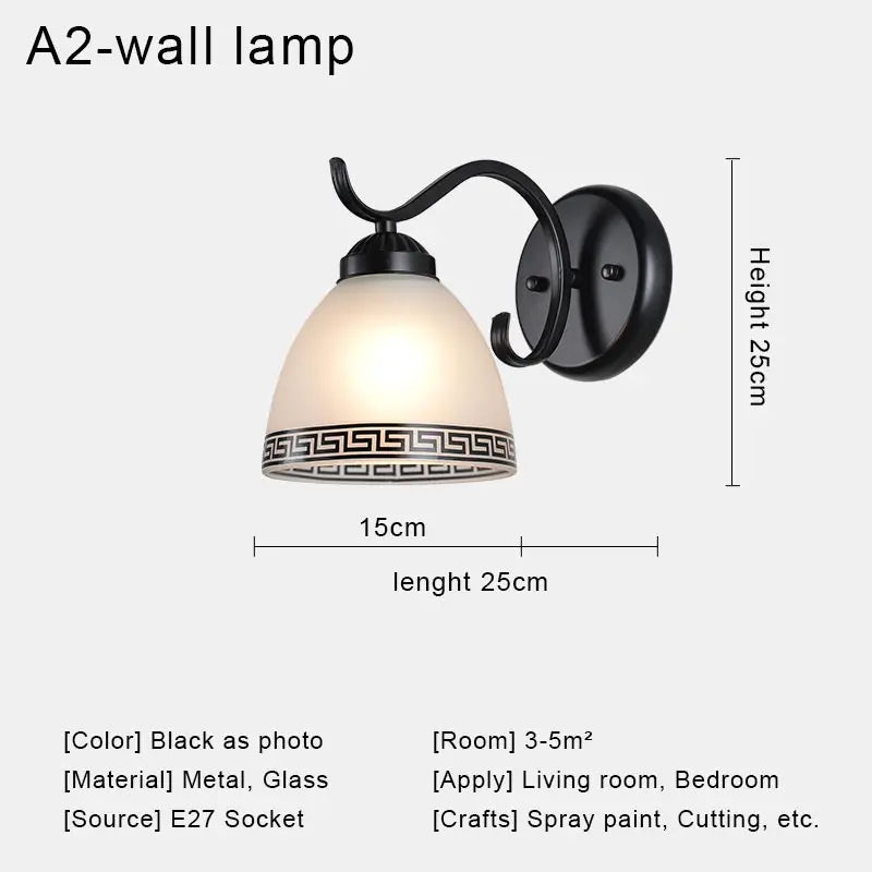 applique murale led rétro nordique moderne pour décoration intérieure