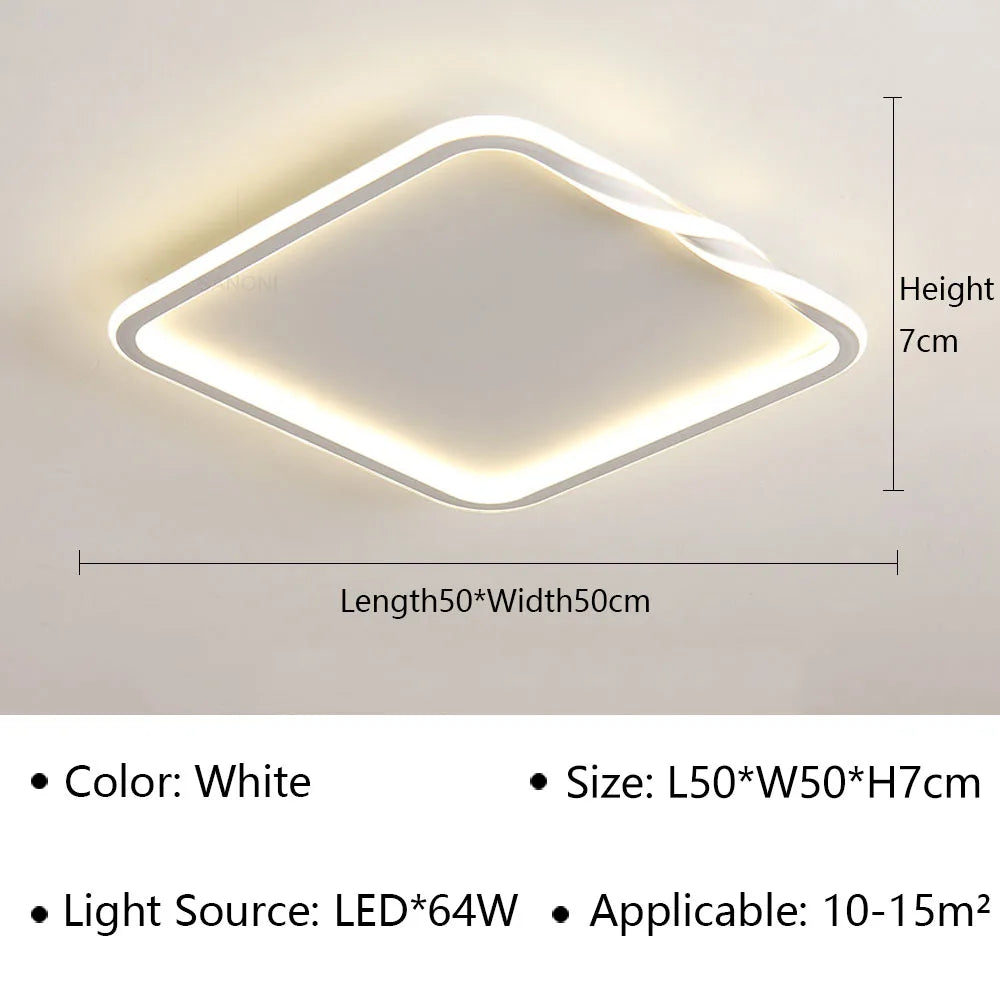 plafonnier led moderne pour décoration intérieure élégante et contemporaine
