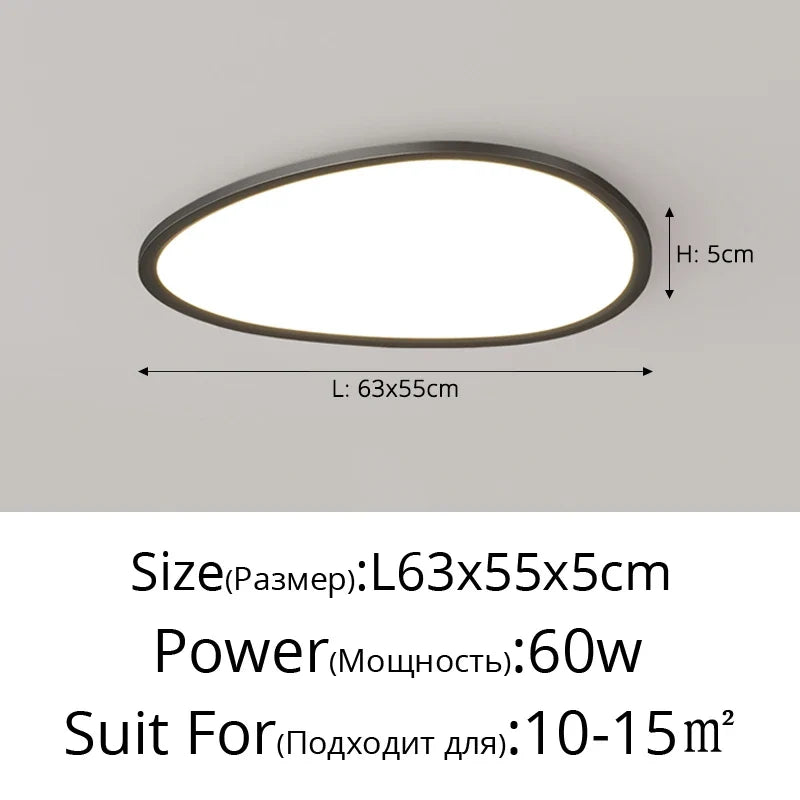 plafonnier minimaliste moderne à protection des yeux 2024