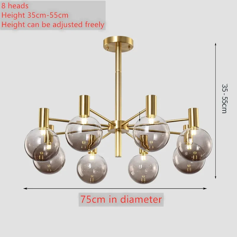 suspension led moderne vintage pour cuisine et salon
