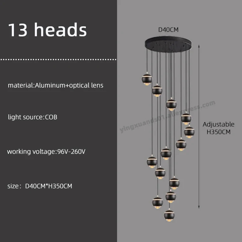 lustre à boules modèle 2022 luminaire suspendu design moderne