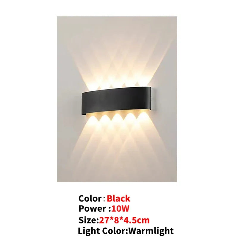 Applique murale LED en aluminium