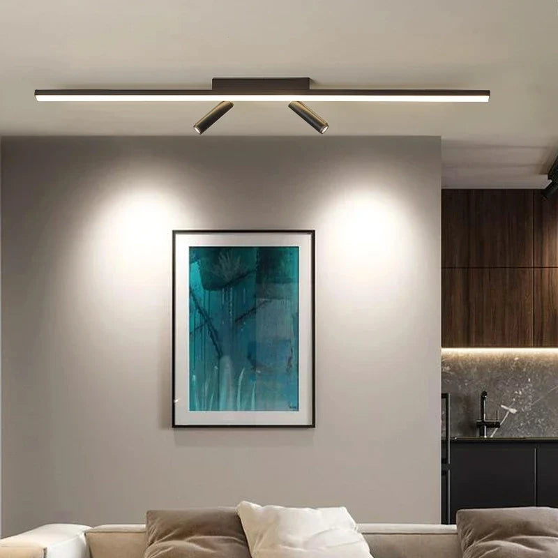 lustre moderne en led pour intérieur élégant et contemporain