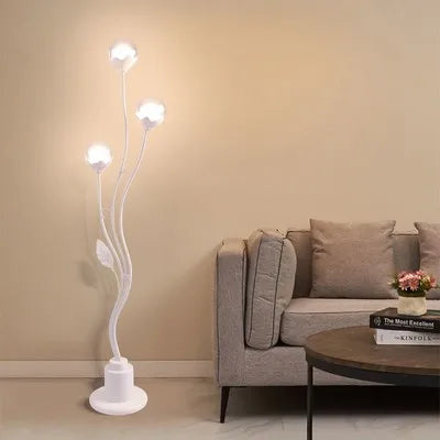 lampe sur pied boule en verre pour décoration intérieure