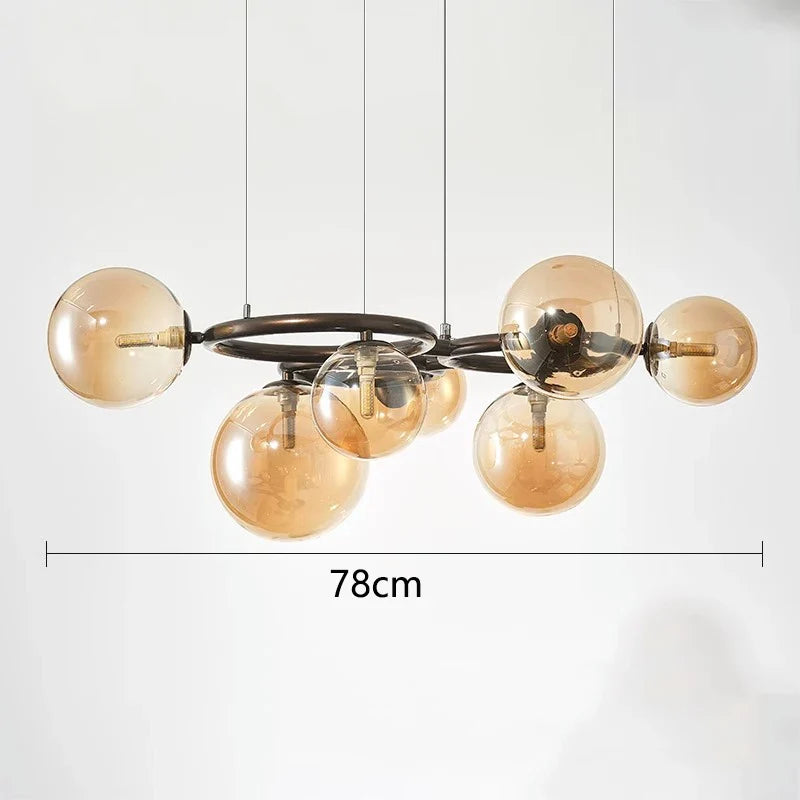 Lustres de décoration nordique pour salle à manger lustre lampes suspendues lampes suspendues pour plafonnier éclairage intérieur