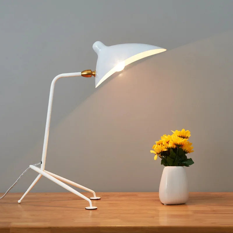 French Designer Tripod Table Lamps Desk Light for Study Reading Beside Bedroom