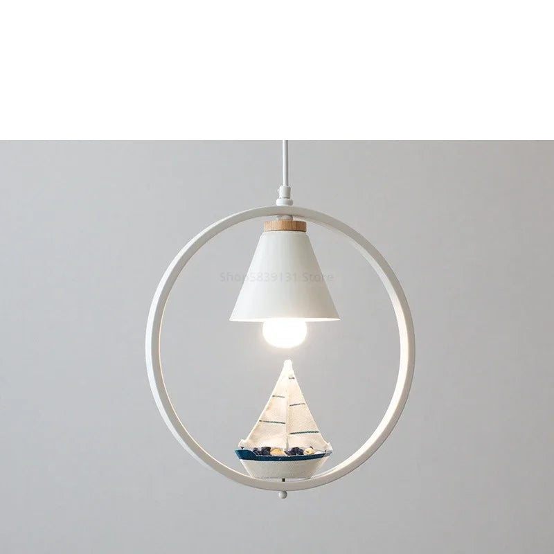 suspension modernes nordiques avec suspension oiseau led