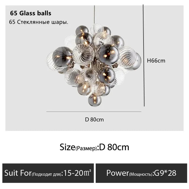 Scandinavia Designer Hanging Rod Pendant Light Ceiling Chandelier Suspension Lamp for Living Room Bedroom