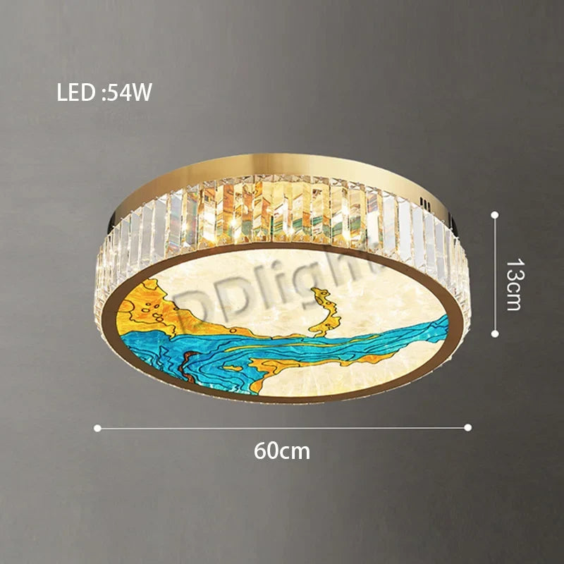 luminaire art déco led dimmable doré