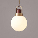 suspension en bois et verre pour décoration moderne